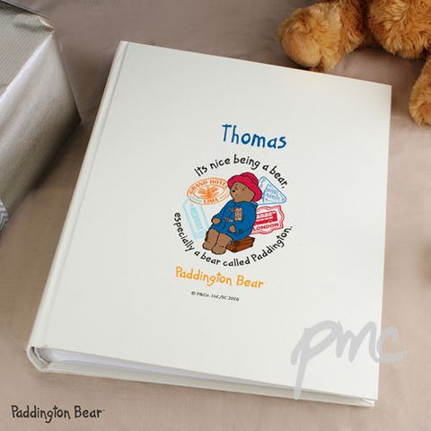 Personalised Paddington Bear Album with Sleeves