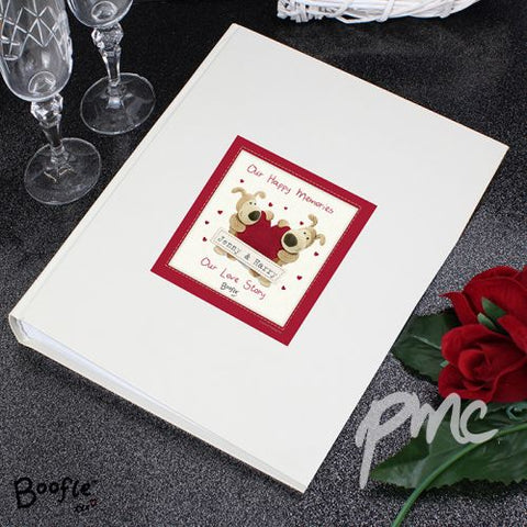 Personalised Boofle Shared Heart Album with Sleeves