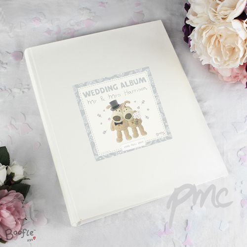 Personalised Boofle Wedding Album with Sleeves