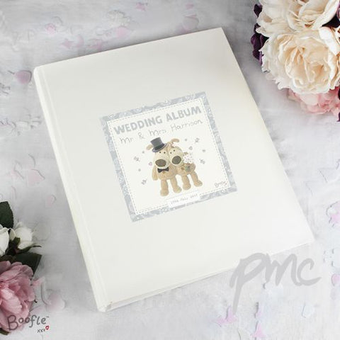 Personalised Boofle Wedding Album with Sleeves