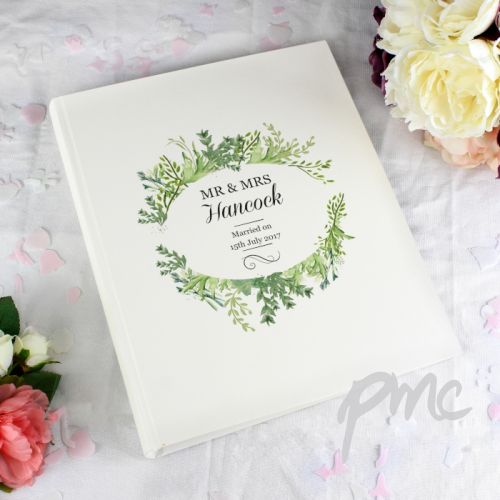 Personalised Fresh Botanical Traditional Album