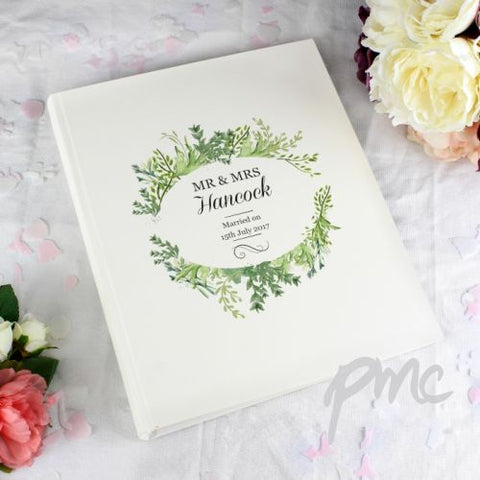 Personalised Fresh Botanical Traditional Album