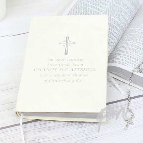 Personalised Silver Companion Holy Bible - Eco-friendly