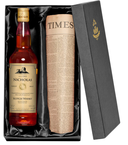 Generic Single Malt Whisky with Newspaper Giftpack