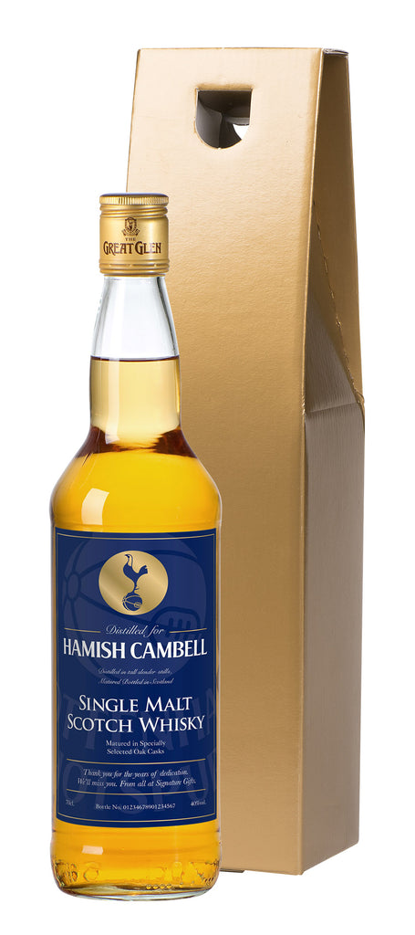 Spurs Blue Personalised Single Malt Whisky