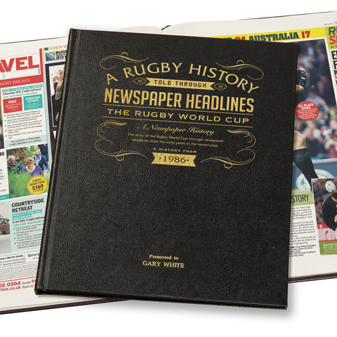 Rugby World Cup Newspaper Book