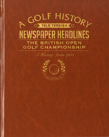 The Open Golf Newspaper Book