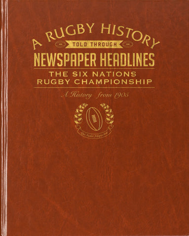 Six Nations Rugby Newspaper Book