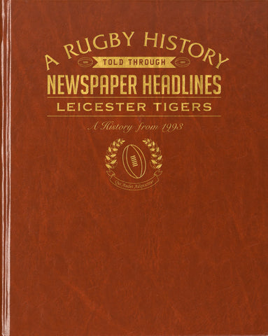 Leicester Tigers Rugby Newspaper book