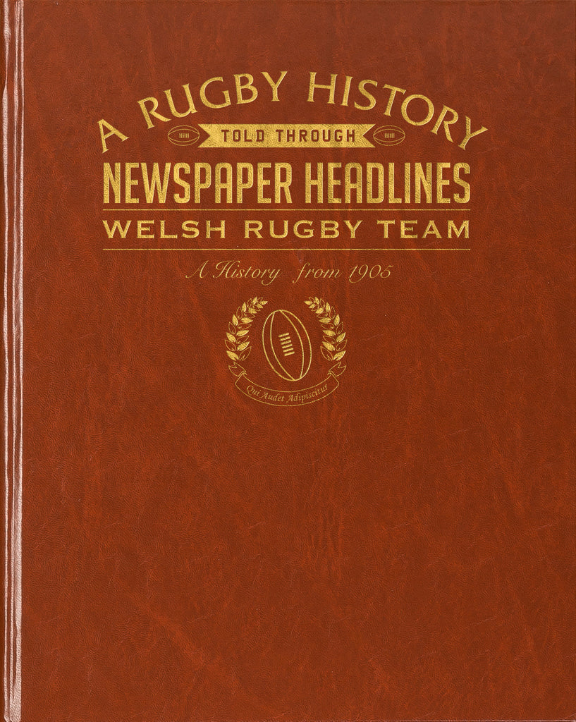 History of Welsh Rugby Newspaper Book