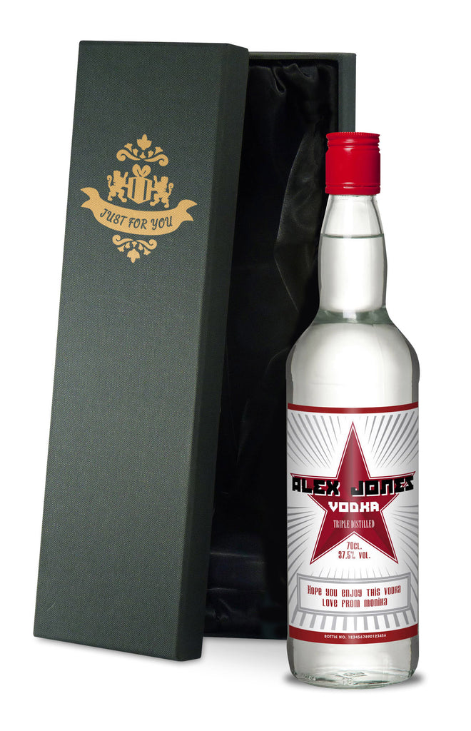 Red Star Personalised Vodka