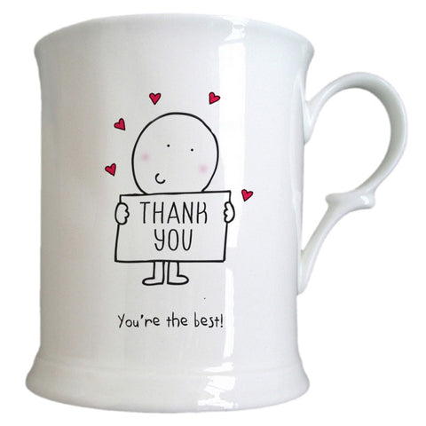 Chilli & Bubble's Thank You Half Pint Tankard
