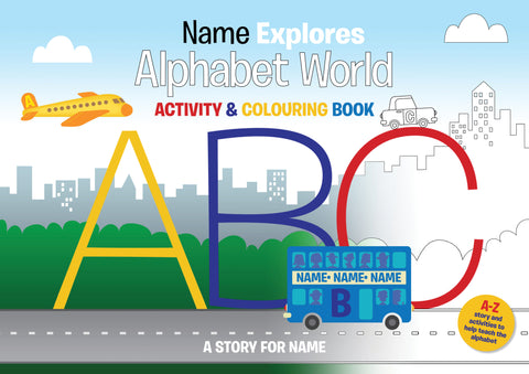 Alphabet World Colouring Book