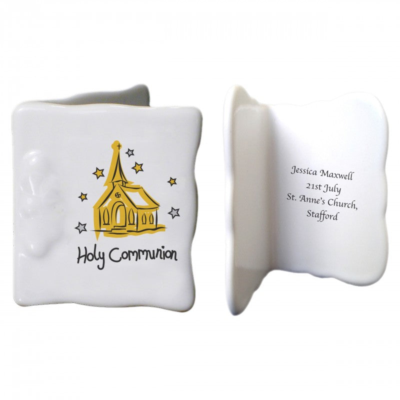 Church Communion Bone China Message Card