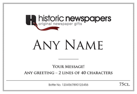 Corporate Classic Labels for Red Wine (Pack of 2)