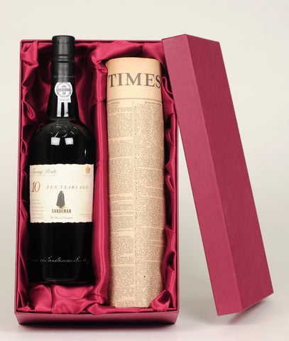 10 Year Old Tawny Port with Newspaper Giftpack