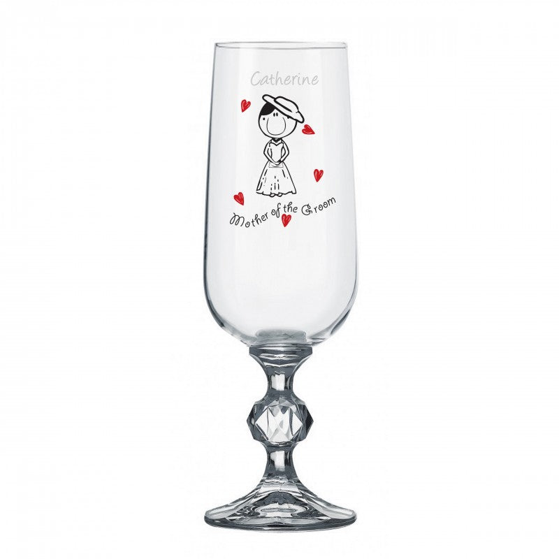 Graffiti Wedding Character Claudia Crystal Flute