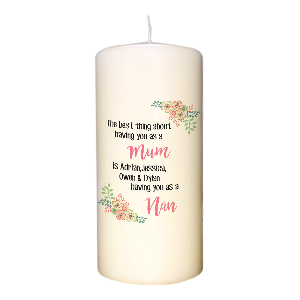 The Best Thing Pillar Candle