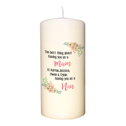 The Best Thing Pillar Candle