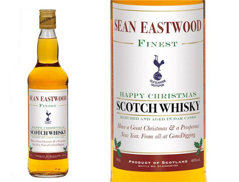 Spurs Christmas Personalised Blended Whisky