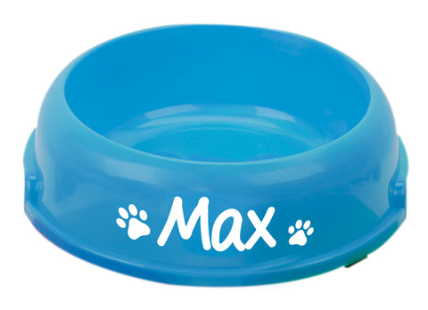 Single round feeding bowl Blue