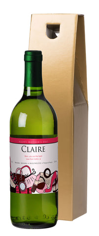 French AC Mother's Day Accessories White Wine in Gold Box