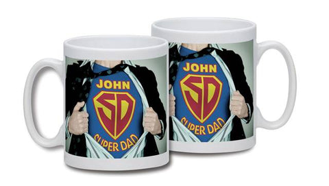 Personalised Super Dad Mug