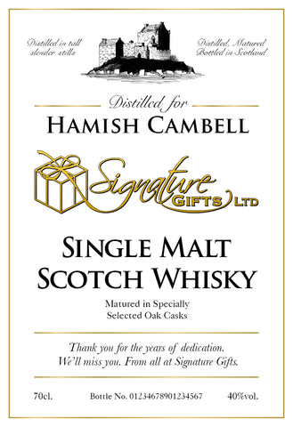 Corporate Historic Labels for Single Malt Whisky