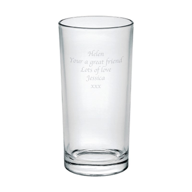 Personalised Hi Ball Glass