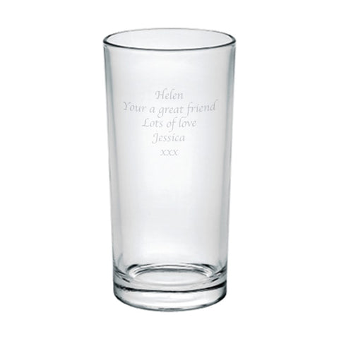 Personalised Hi Ball Glass