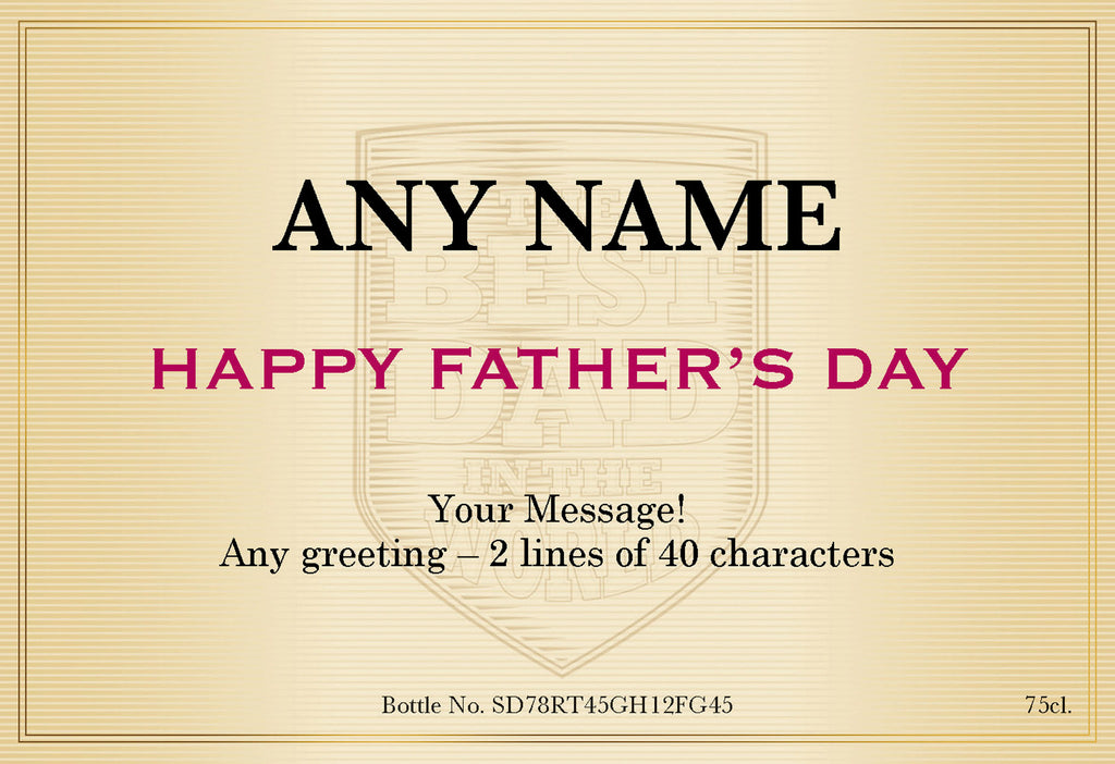 French VdP Father's Day Classic Rosé Wine in a Silk Lined Box