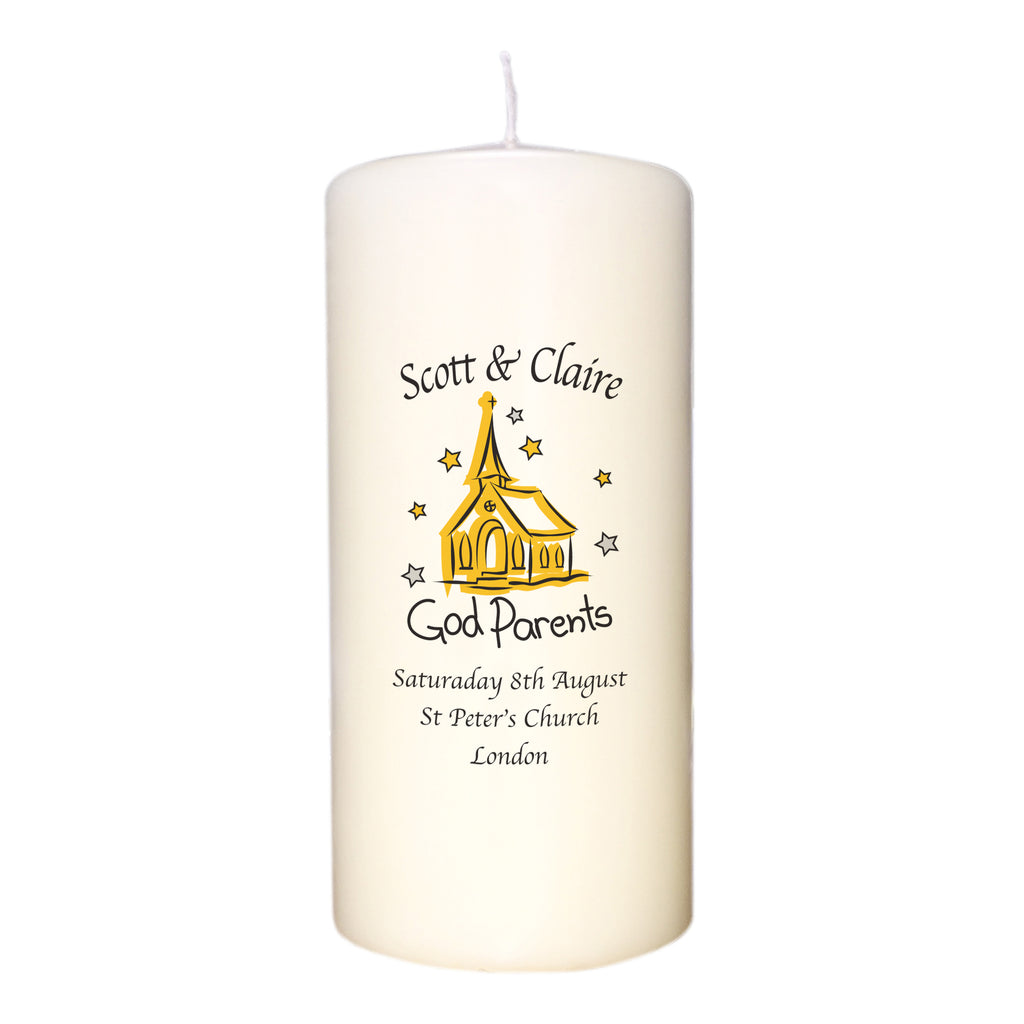 Church Godparents Candle