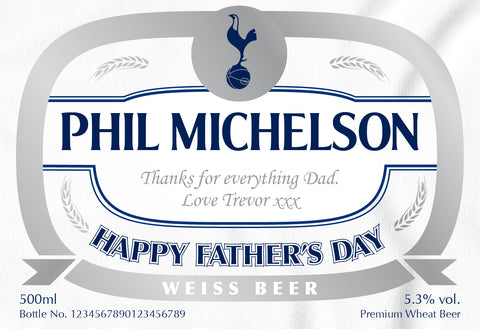 Spurs Father's Day Labels for Wheat Beer (Pack of 12)