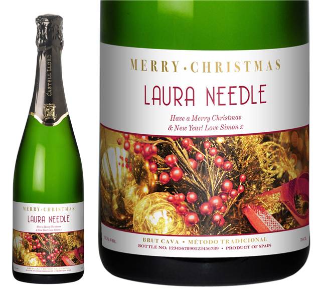 Christmas Decorations Personalised Cava