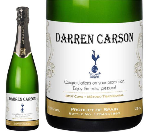 Spurs Traditional Personalised Cava
