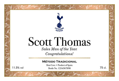 Spurs Framed Labels for Cava (Pack of 2)