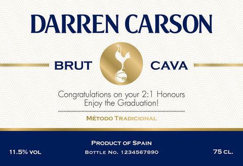 Spurs Stripe Labels for Cava (Pack of 12)