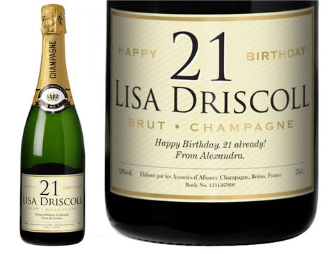 Birthday Celebrate Personalised Champagne