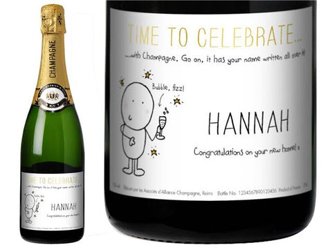 Chilli & Bubble’s Celebrate Personalised Champagne