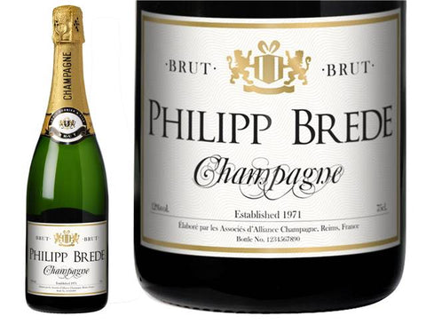 Classic Personalised Champagne