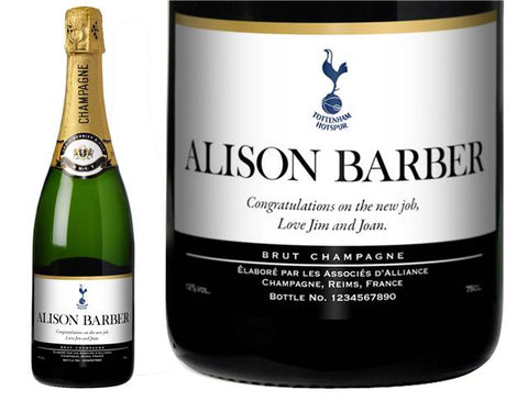 Spurs Classic Personalised Champagne