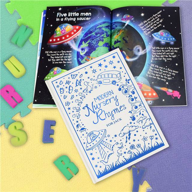 Modern Nursery Rhymes Embossed Classic Hardcover