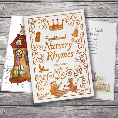 Traditional Nursery Rhymes Embossed Classic Hardcover