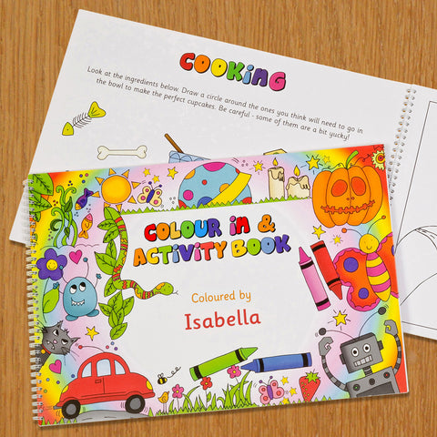 Colour In and Activity Book A4