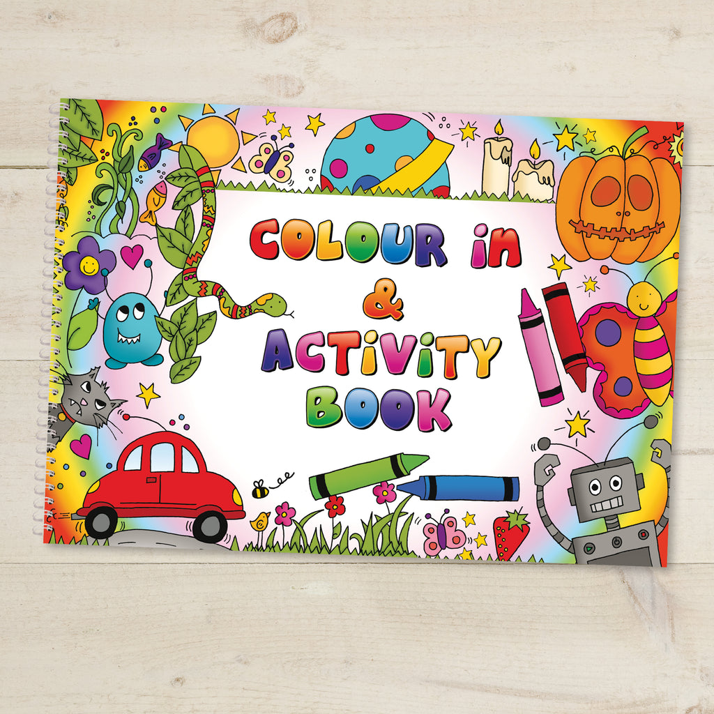 Colour In and Activity Book A4 Un-personalised