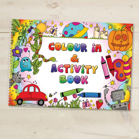 Colour In and Activity Book A3 Un-personalised