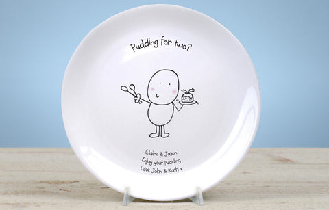 Chilli & Bubble's Christmas Pudding 8" Plate