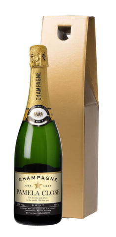 Authentic Star Champagne in a Gold Gift Box