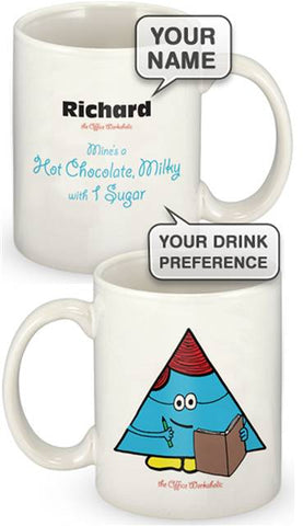Personalised Workaholic Mug - Male