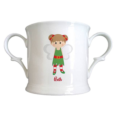 Christmas Pixie Bone China Loving Cup